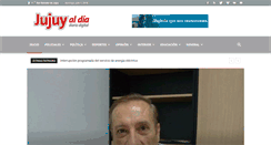 Desktop Screenshot of jujuyaldia.com.ar